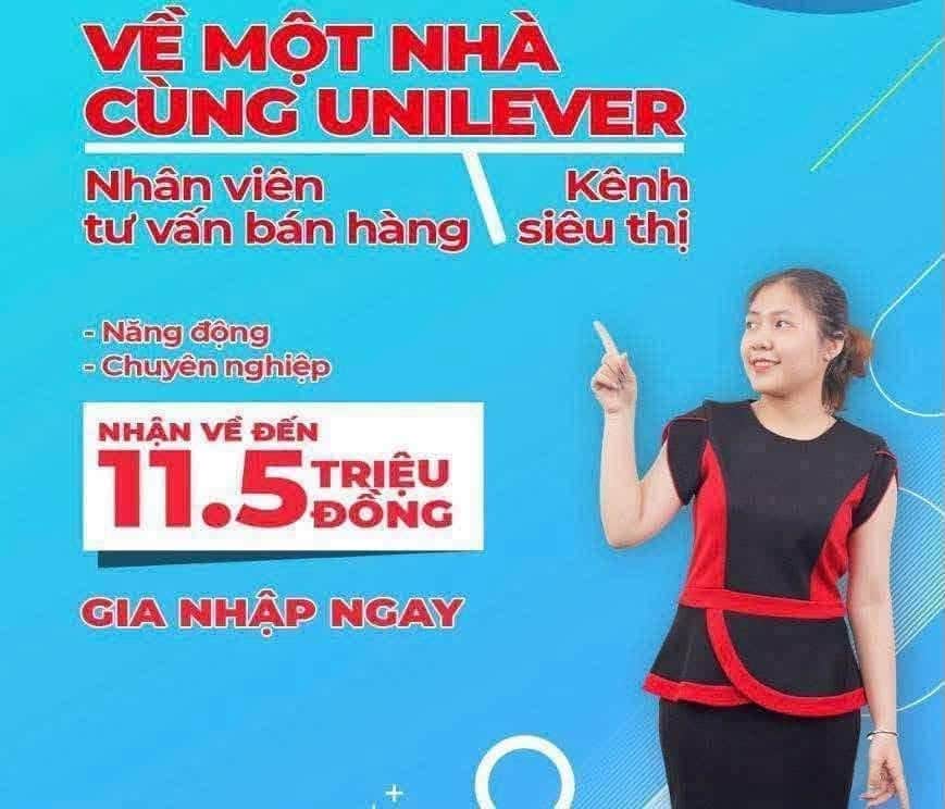 Ảnh 1 của Unilever tuyển nhân viên bán hàng tại siêu thị Big C Vinh