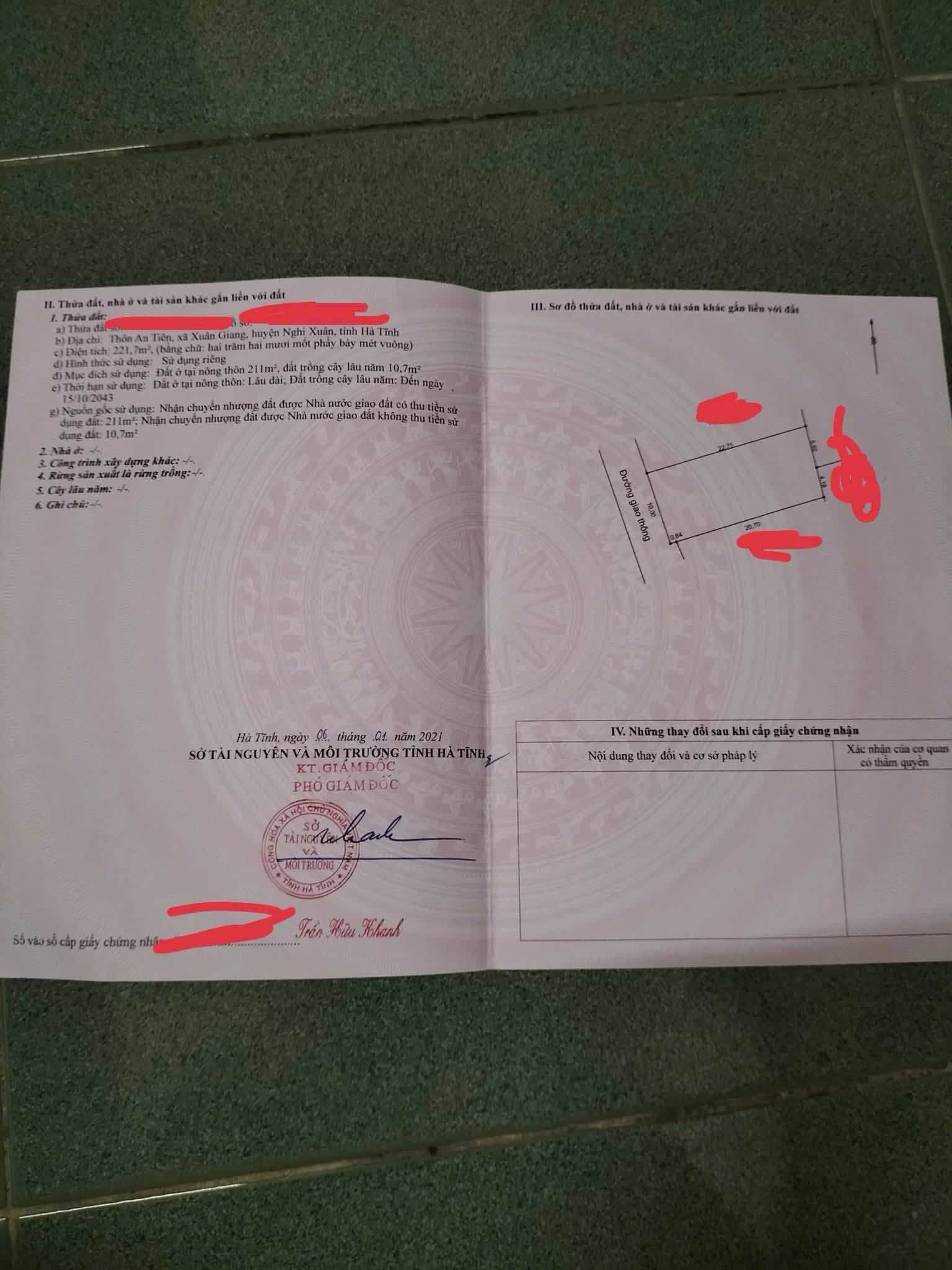 Ảnh 2 của Bán đất An Tiên - Xuân Giang - Nghi Xuân