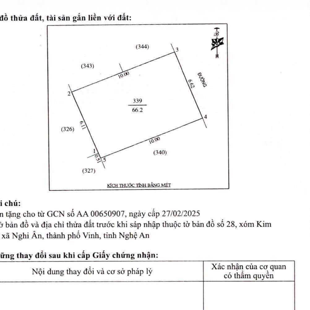 Ảnh 3 của Bán nhà 3 tầng phường Vinh Phú, gần sân bay Vinh
