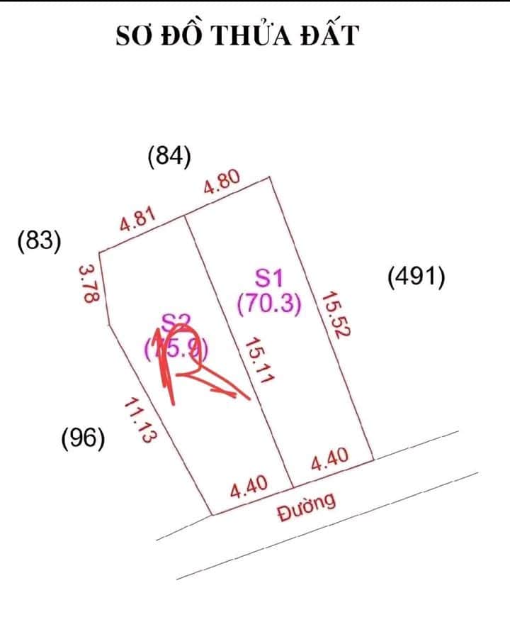 Ảnh 3 của Bán lô đất 70m2 tại Hưng Đông (nay là phường Vinh Hưng), gần KCN