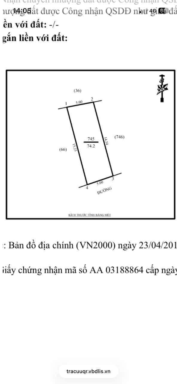 Ảnh 1 của Bán đất Xóm 2 – Nghi Kim, TP. Vinh