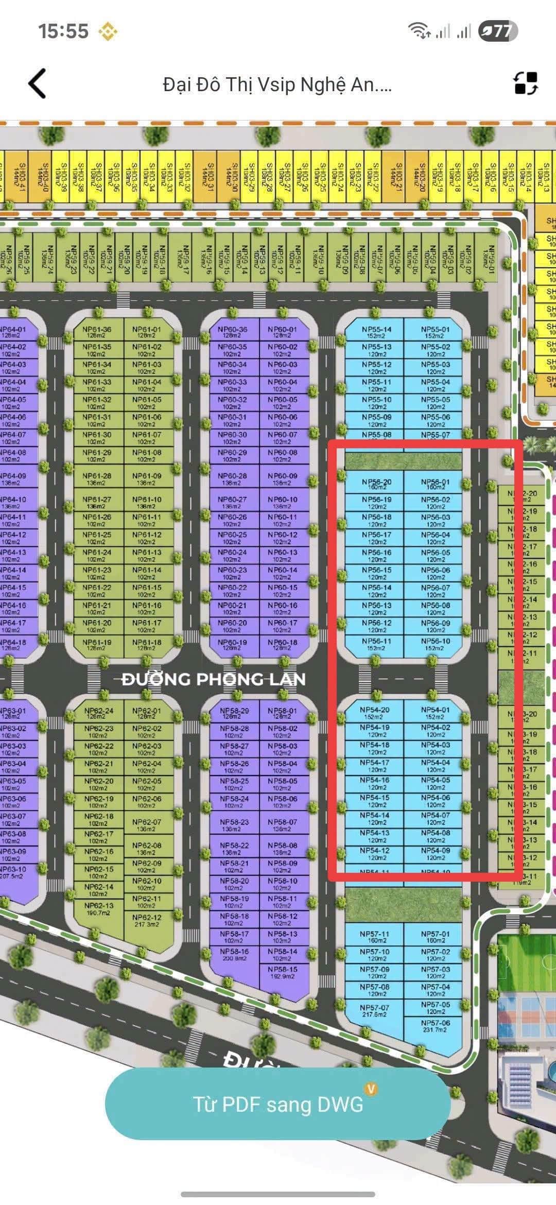 Ảnh 2 của Bán nhà liền kề 3 tầng tại VSIP Nghệ An, diện tích 102-120m2