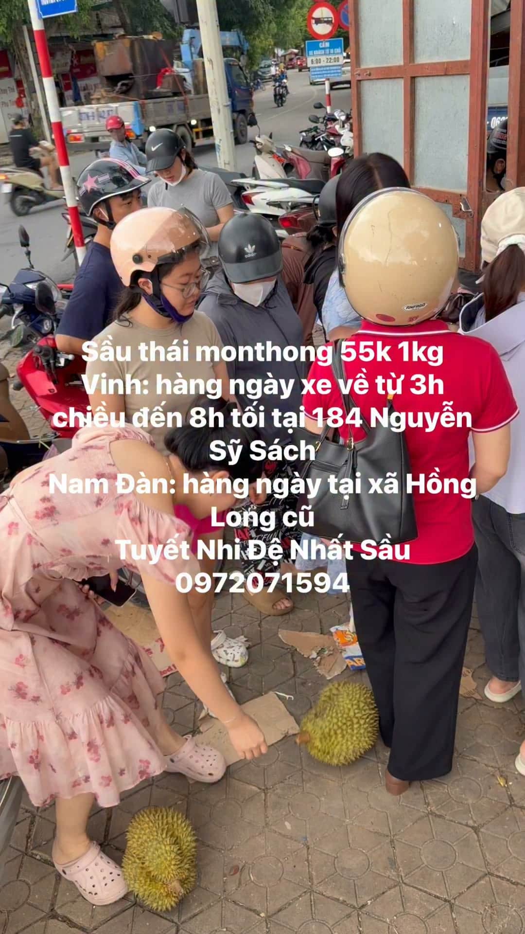 Ảnh 1 của Bán sầu riêng Thái và khoai lang tại TP Vinh
