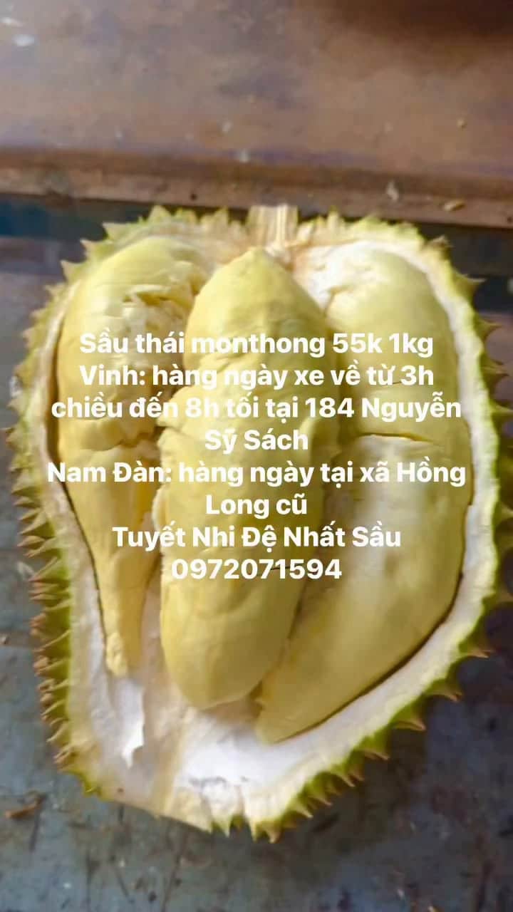 Ảnh 2 của Bán sầu riêng Thái và khoai lang tại TP Vinh