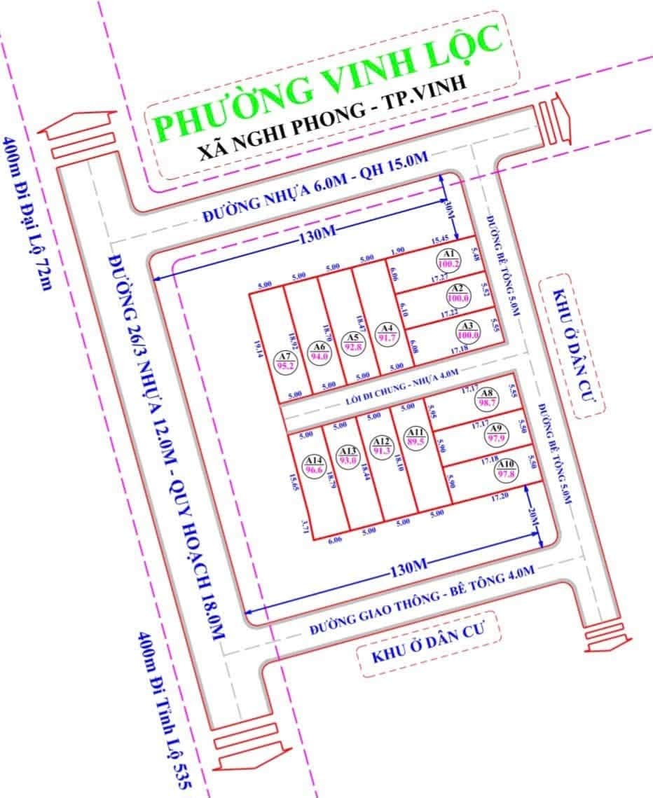 Ảnh 2 của Bán đất tại Nghi Phong, Nghệ An – tài chính nhỏ, phù hợp an cư hoặc đầu tư