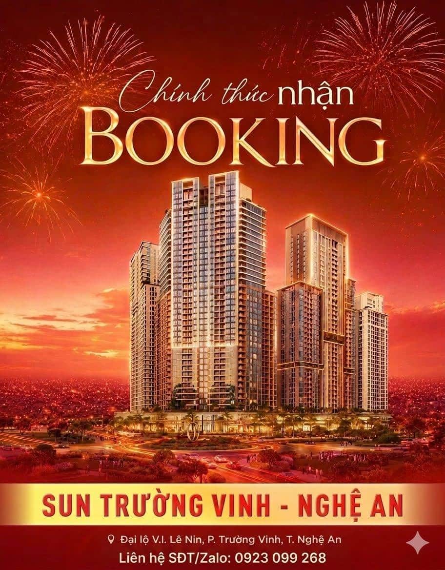 Ảnh 1 của Nhận đặt chỗ căn hộ Sun Group Nghệ An – chung cư cao cấp 39 tầng