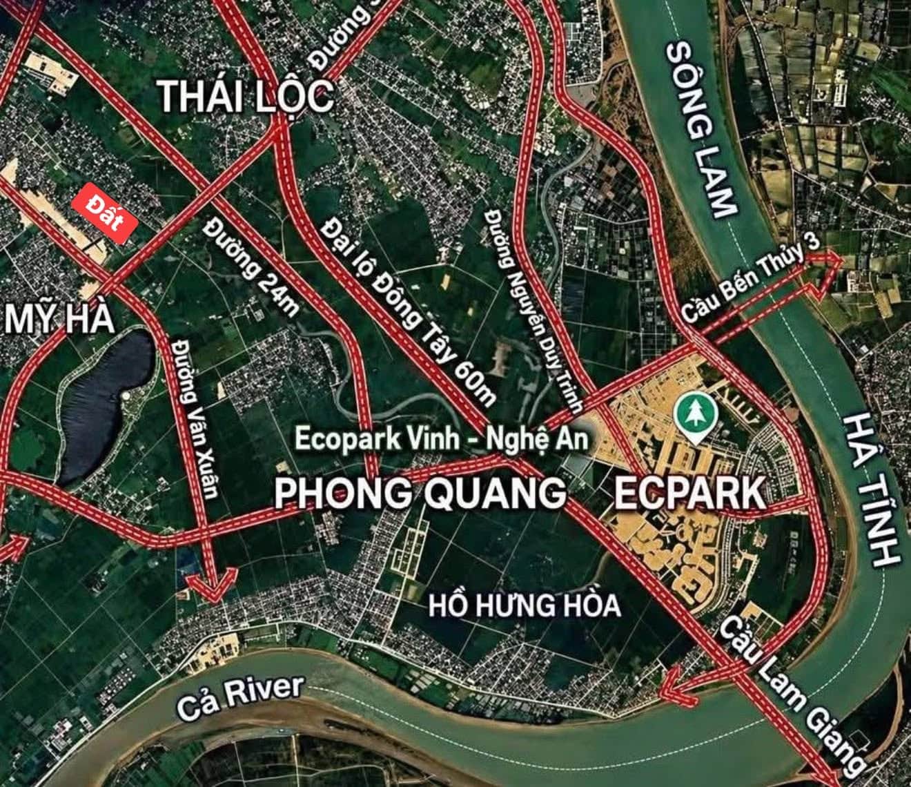 Ảnh 3 của Bán lô đất 103,4m2 tại Hưng Lộc, TP Vinh, mặt tiền 5m, hướng Đông Nam