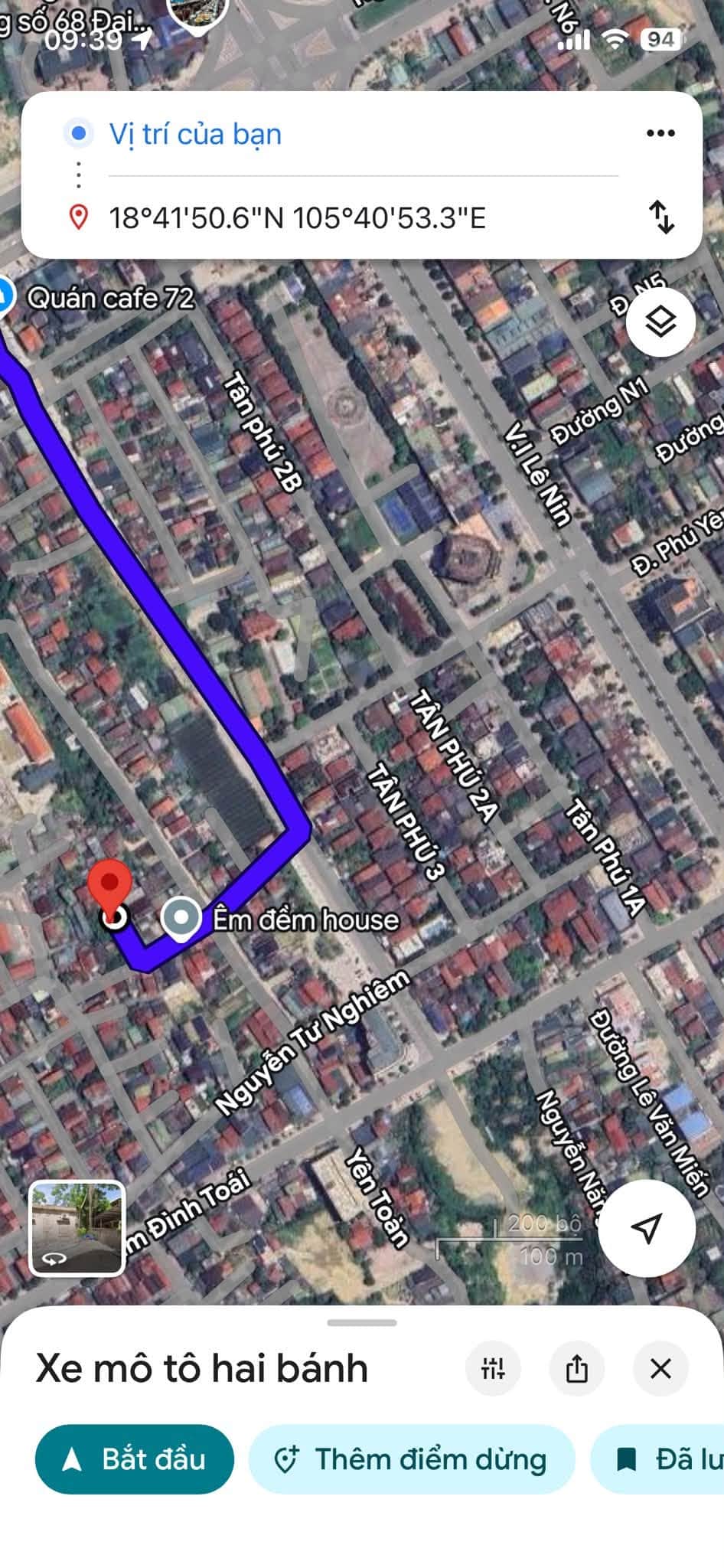 Ảnh 1 của Bán đất Nghi Phú, TP Vinh, đường Phạm Đình Toái, 100m2