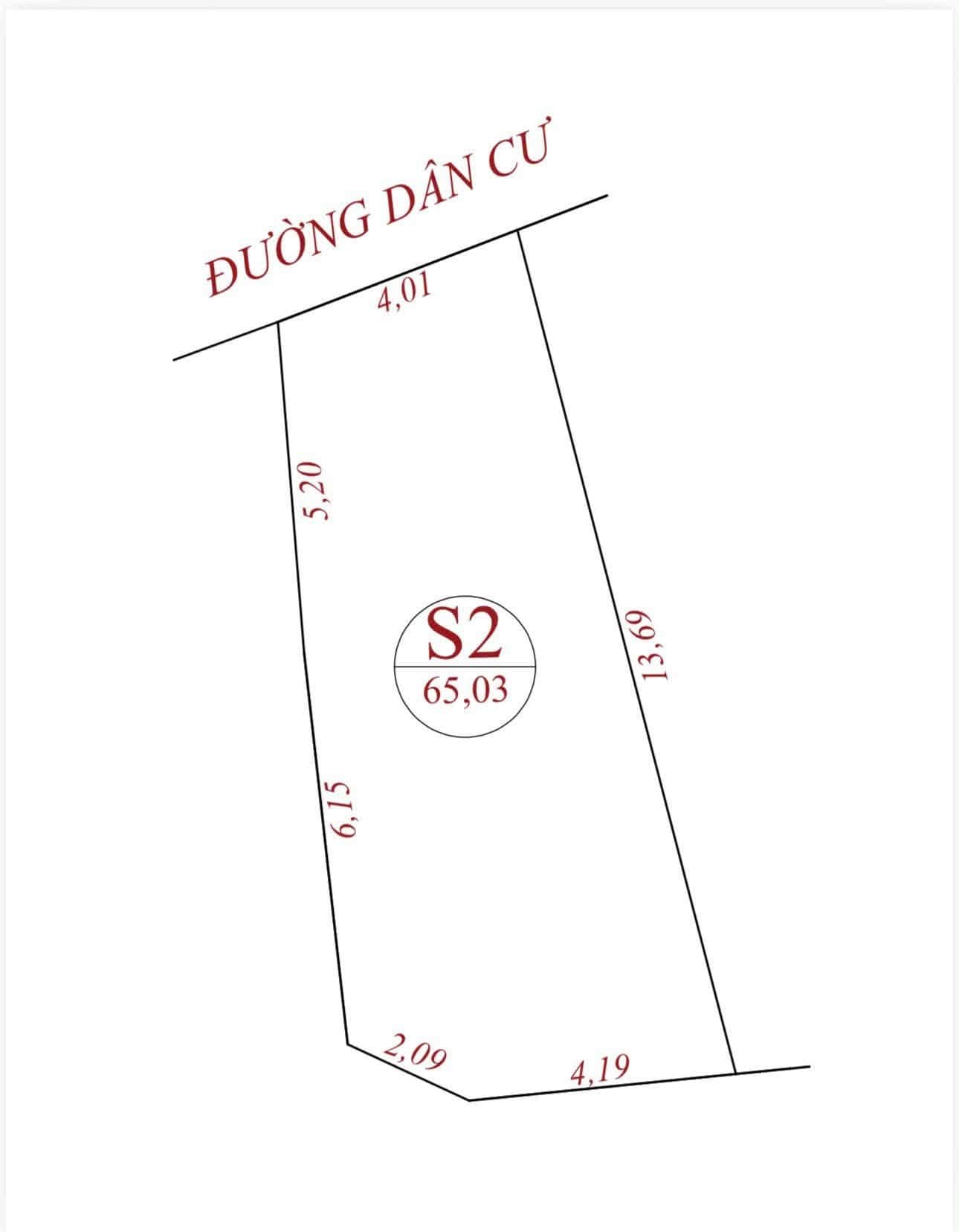 Ảnh 4 của Bán đất Hưng Đông, ngõ Đặng Thai Mai, đường 3m