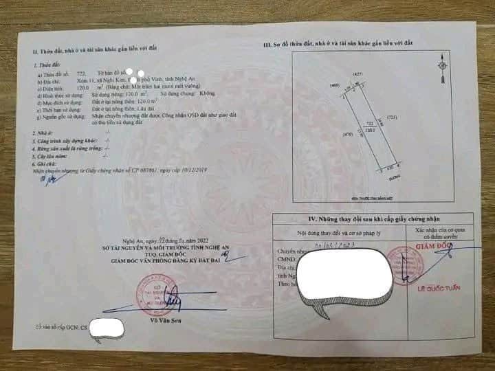 Ảnh 2 của Bán đất xóm 11 Nghi Kim, diện tích 120m², gần đường Phan Thôn
