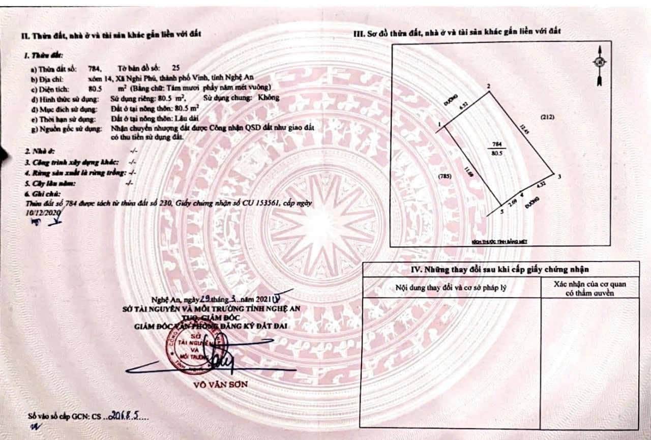 Ảnh 1 của Bán đất khối 14 gần bệnh viện Ba Lan, phường Vĩnh Phú, diện tích 80m2