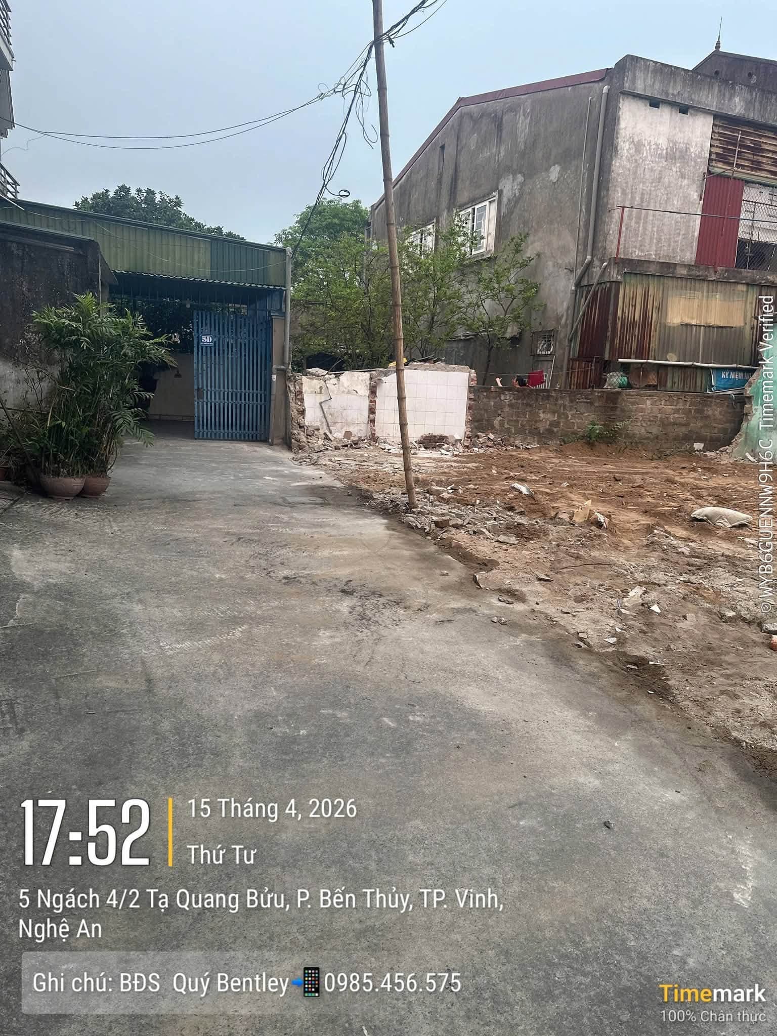 Ảnh 1 của Bán đất lối 2 đường Nguyễn Thị Thanh, phường Trường Vinh