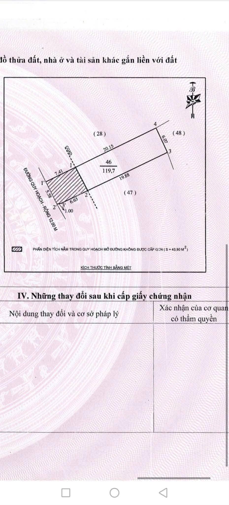 Ảnh 1 của Bán lô đất lối 2 Nguyễn Chí Thanh, Vinh Hưng, Nghệ An, diện tích 120m2