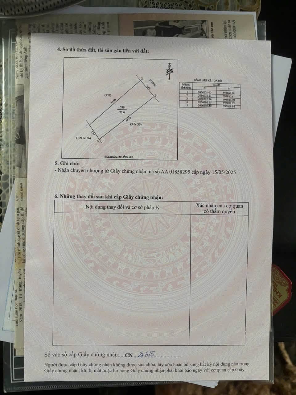 Ảnh 1 của Bán đất phường Đông Vĩnh, đường 4,5m, gần phường Đội Cung