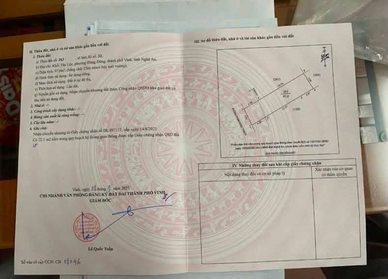 Ảnh 1 của Bán đất mặt đường Phạm Ngọc Thạch, Hưng Dũng, đường nhựa rộng, gần Nguyễn Phong Sắc
