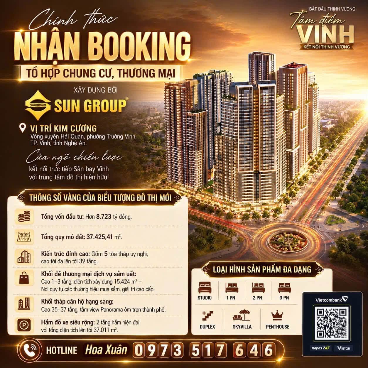 Ảnh 2 của Giá rumor dự án Sun Trường Vinh Sun Glory Residence